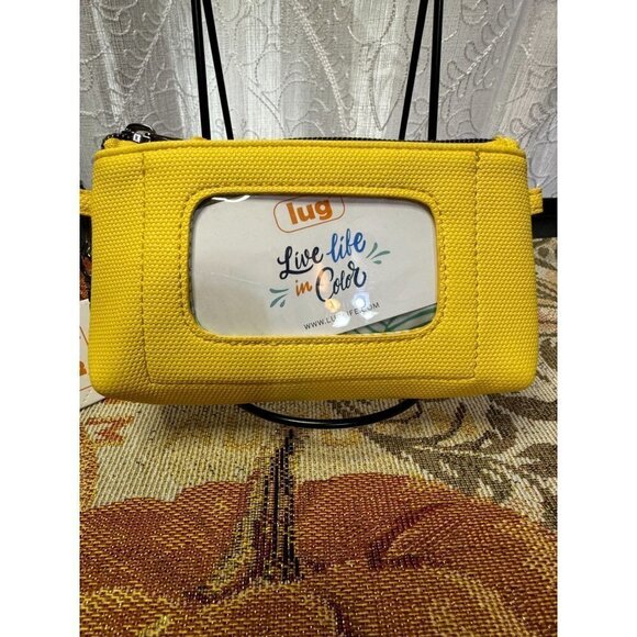 LUG NEW ITEM Metro XL IN MATTE LUXE ID Pouch w RFID- BANANNA - Picture 2 of 4